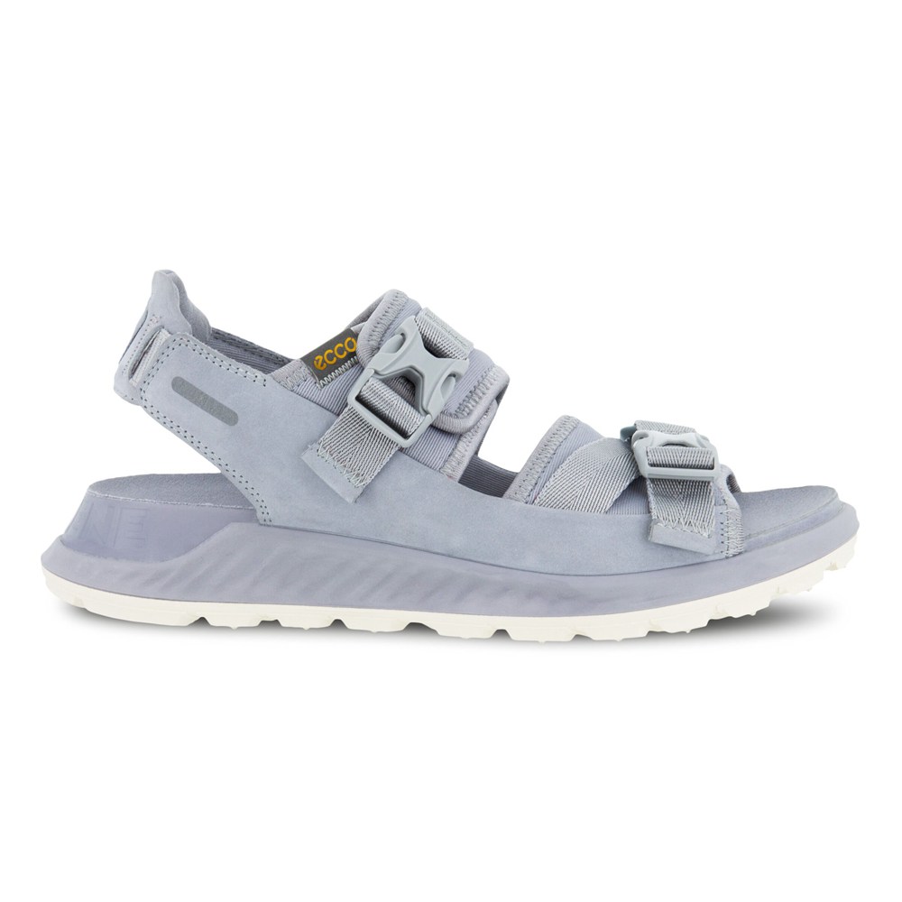 ECCO Womens Sandals Grey - Exowrap 2S Buckle - RZU-704258